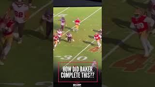 RIDICULOUS THROW BY BAKER TampaBayBuccaneers NFL Football SanFrancisco49ers [upl. by Zorina]