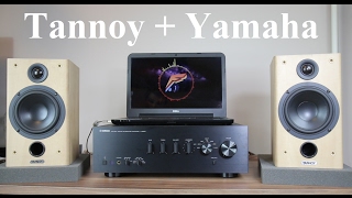 Tannoy Fusion 1 speakers  Yamaha AS500 amplifier  sound test [upl. by Hertz]