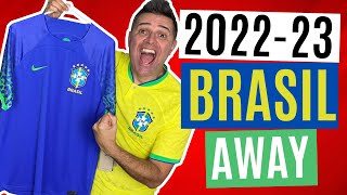 🇧🇷 2022 WORLD CUP 🐆 Nike 202223 Brasil Away Shirt  Review amp Unboxing [upl. by Adda158]