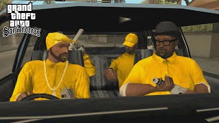 Vagos vs Ballas Drive By Mission in GTA San Andreas Gang Switch [upl. by Henrik]