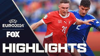 Switzerland vs Italy Highlights  UEFA Euro 2024  Round of 16 [upl. by Molini]