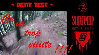 Petit test commenté 😲 Commencal Supreme DH V4 RACE RS 😲  GoPro session [upl. by Varini716]