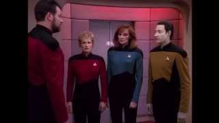 Star Trek The Next Generation Best Of Both Worlds Feature Episode Clip 1 [upl. by Ellevehc]