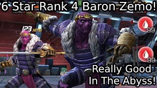 6 Star Rank 4 Baron Zemo In Abyss Of Legends  Marvel Contest Of Champions [upl. by Pharaoh936]