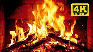 🔥 Cozy Fireplace 4K 12 HOURS Fireplace with Crackling Fire Sounds Crackling Fireplace 4K [upl. by Anneis7]