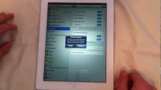 How to turn on Voice Dictation for the iPad 3 [upl. by Aiekram337]