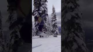 How to Shifty Backside 180 on a snowboard shorts [upl. by Bernadine]