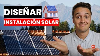 ➡️ Como DIMENSIONAR una Instalación Fotovoltaica para Autoconsumo Doméstico [upl. by Ylas]