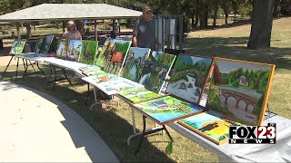 Video Tulsa County Parks celebrate and honor first responders at Art in the Park event [upl. by Soisanahta438]