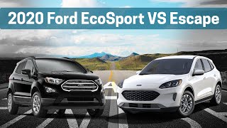 Head to Head  Comparing the 2020 Ford EcoSport to the 2020 Ford Escape [upl. by Darrel406]