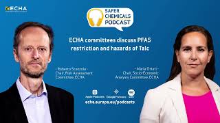 ECHA committees discuss PFAS restriction and hazards of Talc [upl. by Ardnahs]