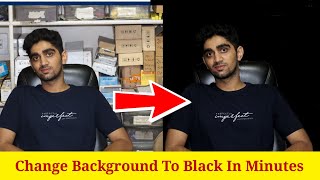 How to change Background to black Dark tone photo effect Snapseed editing  Photoshop editing [upl. by Gui]