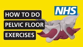 How to do pelvic floor exercises  NHS [upl. by Anawek]