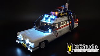 WBSLego 10274 Ghostbusters™ ECTO 1Light Kit [upl. by Aleafar299]