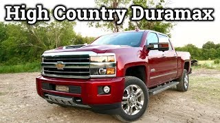 2018 Chevy Silverado 2500HD Review  High Country Duramax Diesel [upl. by Karlee]