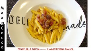 Pasta alla Gricia  Pasta allAMATRICIANA Bianca [upl. by Elgna955]