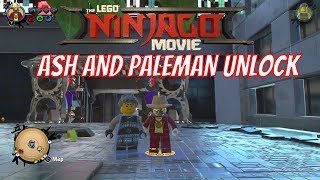 The LEGO Ninjago Movie Video Game Ash and Paleman Unlock Location and Free Roam Gameplay [upl. by Ehcnalb]