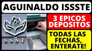 ISSSTE tres depósitos de aguinaldo y pensión 2023 2024 ¿cuándo y cómo cobrarlos 💰💸👏 [upl. by Learsiy421]