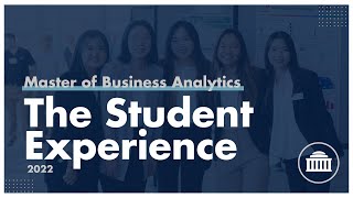 MIT Sloan Master of Business Analytics  The Student Experience  2022 [upl. by Ulick]