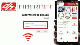 DH Fibernet Wifi password change [upl. by Silvain]