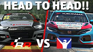 RaceRoom versus iRacing  Which is best for touring cars [upl. by Gurango]