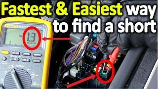 How to find a short in a modern car fast and easy The correct way [upl. by Aphrodite]