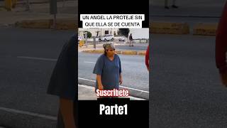 Un ángel la proteje sin que ella se diera cuenta y mira que paso suscribete shortvideo [upl. by Shep932]