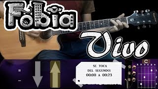 Como Tocar Vivo De Fobia En Guitarra  PDF [upl. by Amyaj]