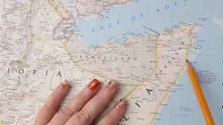 ASMR  Bari Somalia History amp Geography  Soft Spoken Map Tracing Google Earth [upl. by Aekal]