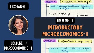 Intermediate Microeconomics 2  Exchange Edgeworth Box  Sem 4 BA Economics  Delhi University [upl. by Syverson]