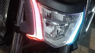 Yamaha FZs V4 DRL modified 🔥 DRL modification🏍️ trending shorts fzsv4 drs modified bikeride [upl. by Joed]