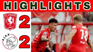 Twente vs Ajax Highlight and Goals Eredivisie  FC Twente vs Ajax Amsterdam [upl. by Grail]