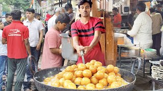 Mysore Bonda Making at Very Busy Mahalaxmi Tiffins in Hyderbad  Amazing Mysore Bajji Making Skill [upl. by Irbmac846]