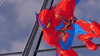 SpiderMan fights Wilson Fisk ArachnidRider Suit  Marvels SpiderMan Remastered [upl. by Agee]