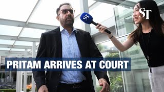 Pritam Singh under police probe over Raeesah Khan lying case arrives at court [upl. by Reviere548]