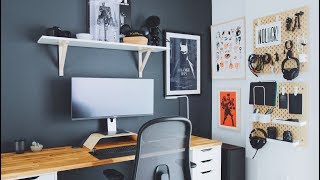 DIY Home Office and Desk Tour — Work From Home Setup [upl. by Nirac76]