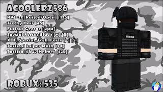 Military Roblox Outfits Under 1000 Robux [upl. by Martineau511]