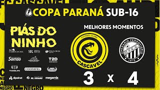 MELHORES MOMENTOS  CASCAVEL X OPERÁRIO  COPA PARANÁ SUB16 [upl. by Cline]