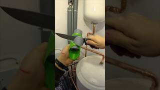 HOW To lag copper pipes like a pro tools plumbing howto diy subscribe youtubeshorts asmr [upl. by Yerok375]