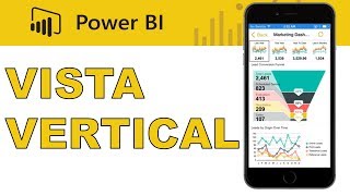 Vista de Teléfono o smartphone Modo Vertical  Capítulo 15  Curso de Power BI [upl. by Kooima87]