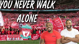 American brothers react toLiverpool FC amp 95000 Australian fans sing quotYoull Never Walk Alone [upl. by Enoid162]