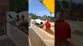 POV Water slide with 3 LAUNCHES [upl. by Anirac]