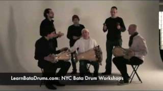 NYC Bata Drum Workshops quotToque por Eleguaquot [upl. by Kcirdde]