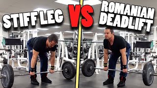 Stiff Leg Deadlift vs Romanian Deadlift which is better [upl. by Anabel]