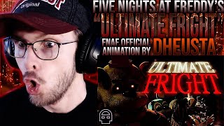 Vapor Reacts 1222  SFM FNAF OFFICIAL SONG ANIMATION quotThe Ultimate Frightquot by DHeusta REACTION [upl. by Nyrual935]