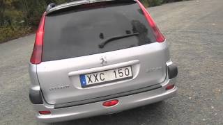 Driving a Peugeot 206 SW 14 HDi 2004 [upl. by Touber31]