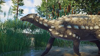 Scelidosaurus swamp  Prehistoric Kingdom Speedbuild [upl. by Sueahccaz612]