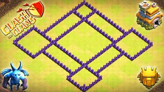 Top Town Hall 7 Hybrid Anti Everything Max Level War Base Design Tutorial with Link [upl. by Aloysius]