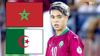 ملخص مباراة المغرب و الجزائر  سيناريو مثير وهدف رائع في آخر اللحظات  نهائي كأس العرب للناشئين 2022 [upl. by Sherilyn]