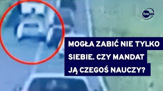 Wyprzedzanie quotna trzeciegoquot i o włos od tragedii Kierująca zapłaci 3 tysiące złotych TVN24 [upl. by Petua]